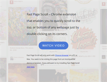 Tablet Screenshot of fastpagescroll.com